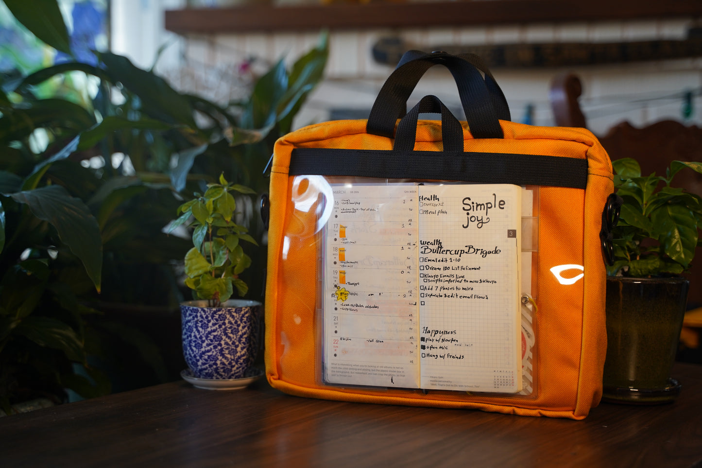 The Weekly Buttercup- Planner Display Bag (Pre-Order)